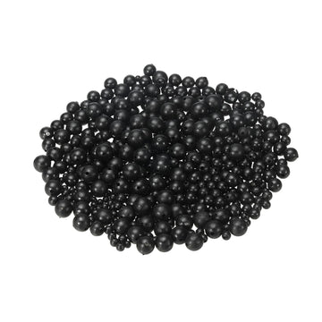YELARXI black round fishing beads 4mm, 500-pack