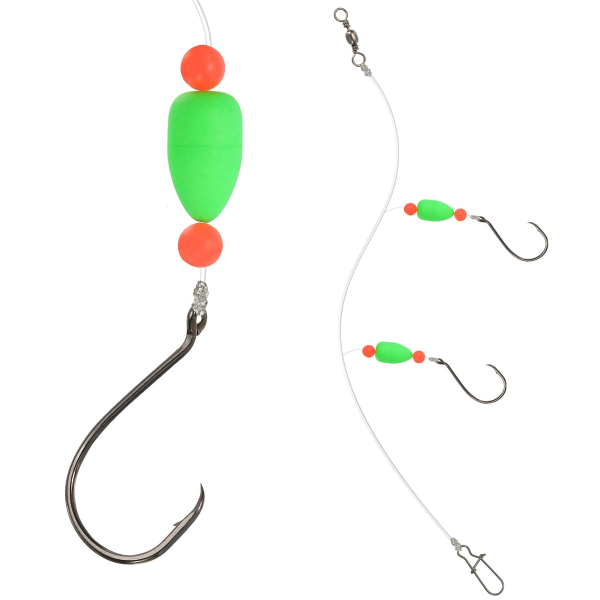 YELARXI 39-inch popping float signals bites clearly for saltwater and freshwater.