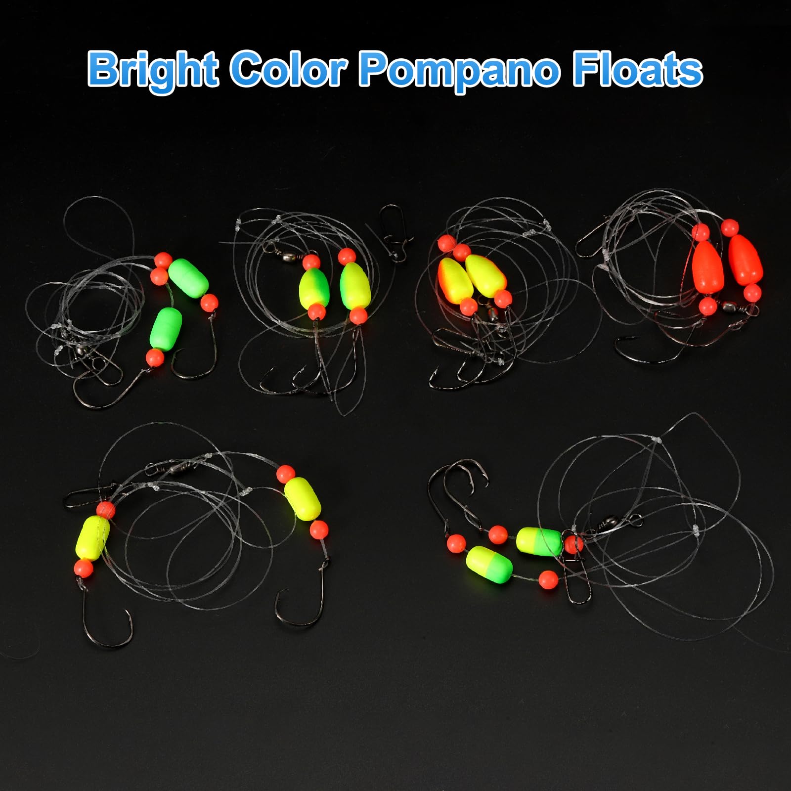 Bottom-weighted design aids long casting and stability