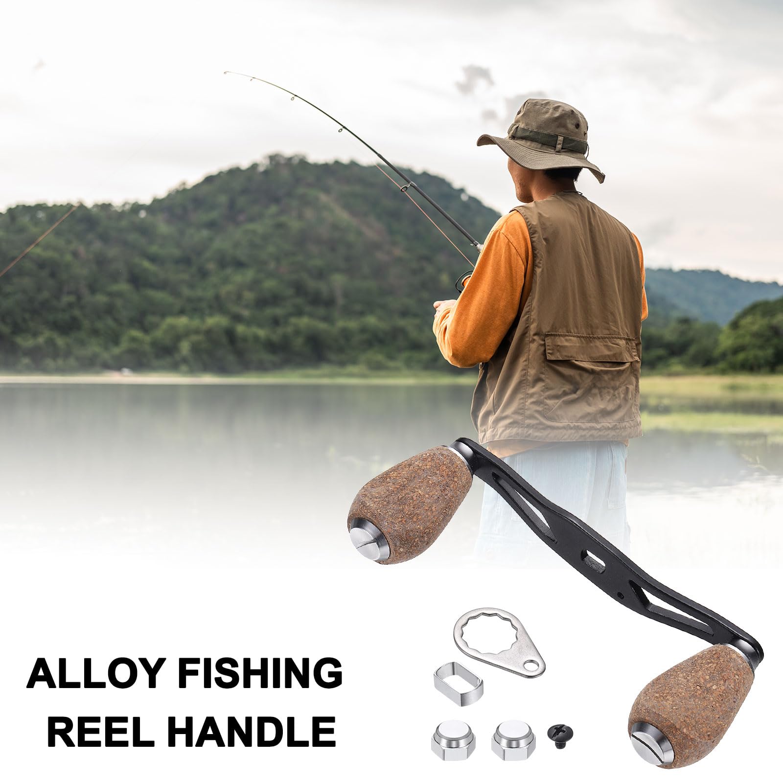 YELARXI installation process showing easy fit on compatible reels