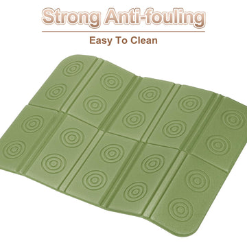 Anti-stain surface of YELARXI mat for easy outdoor cleaning.