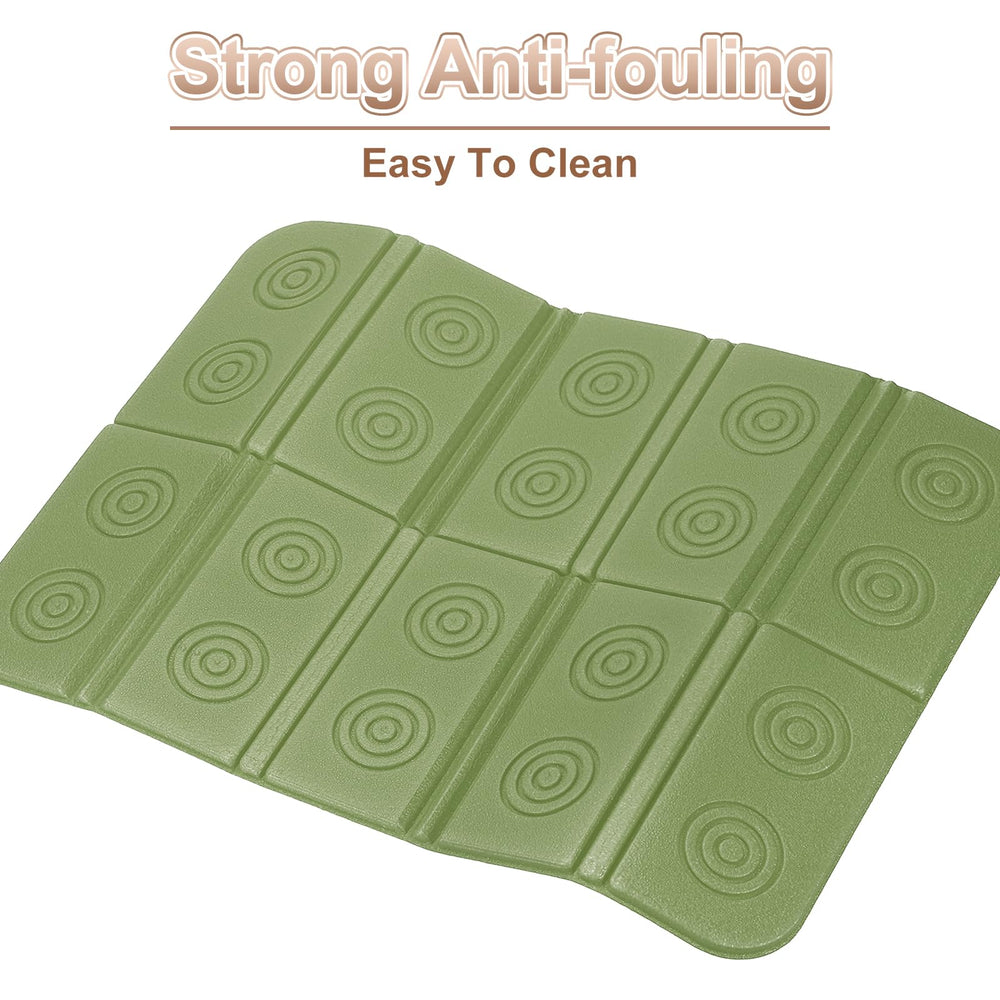 Anti-stain surface of YELARXI mat for easy outdoor cleaning.