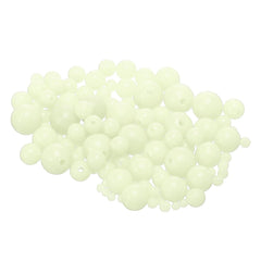 YELARXI glow fishing beads in natural color (800-pack)