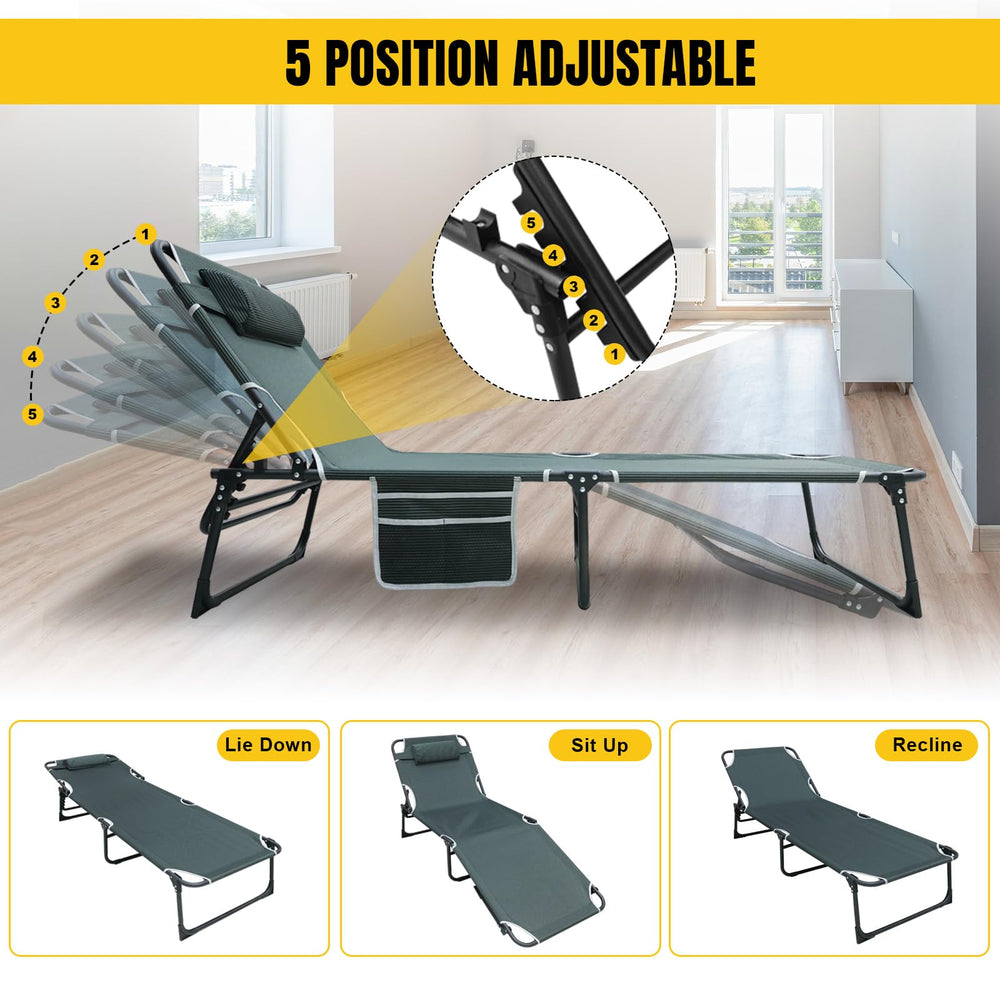 YELLOW JACKET folding cot removable-mattress demonstrates year-round comfort for camping or poolside.
