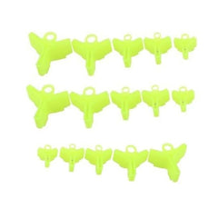 Set of 100 yellow treble hook covers