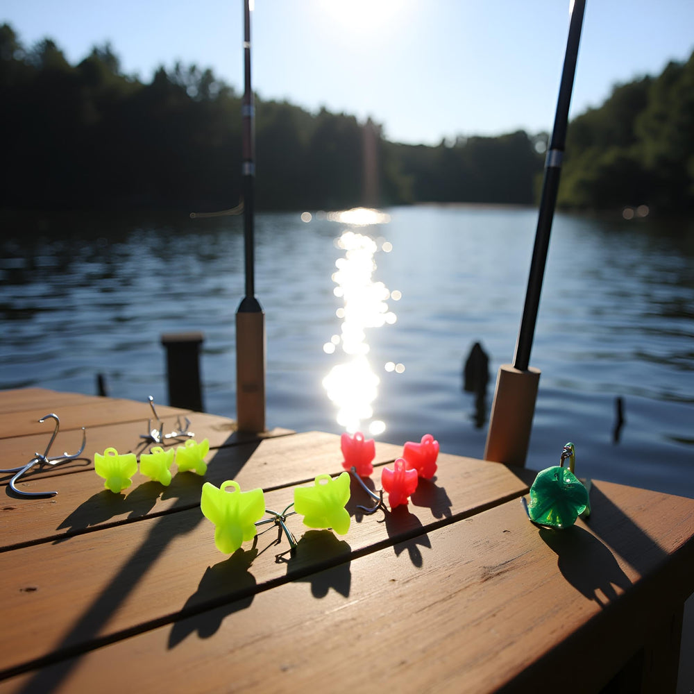 Treble hook covers protecting hooks during transport