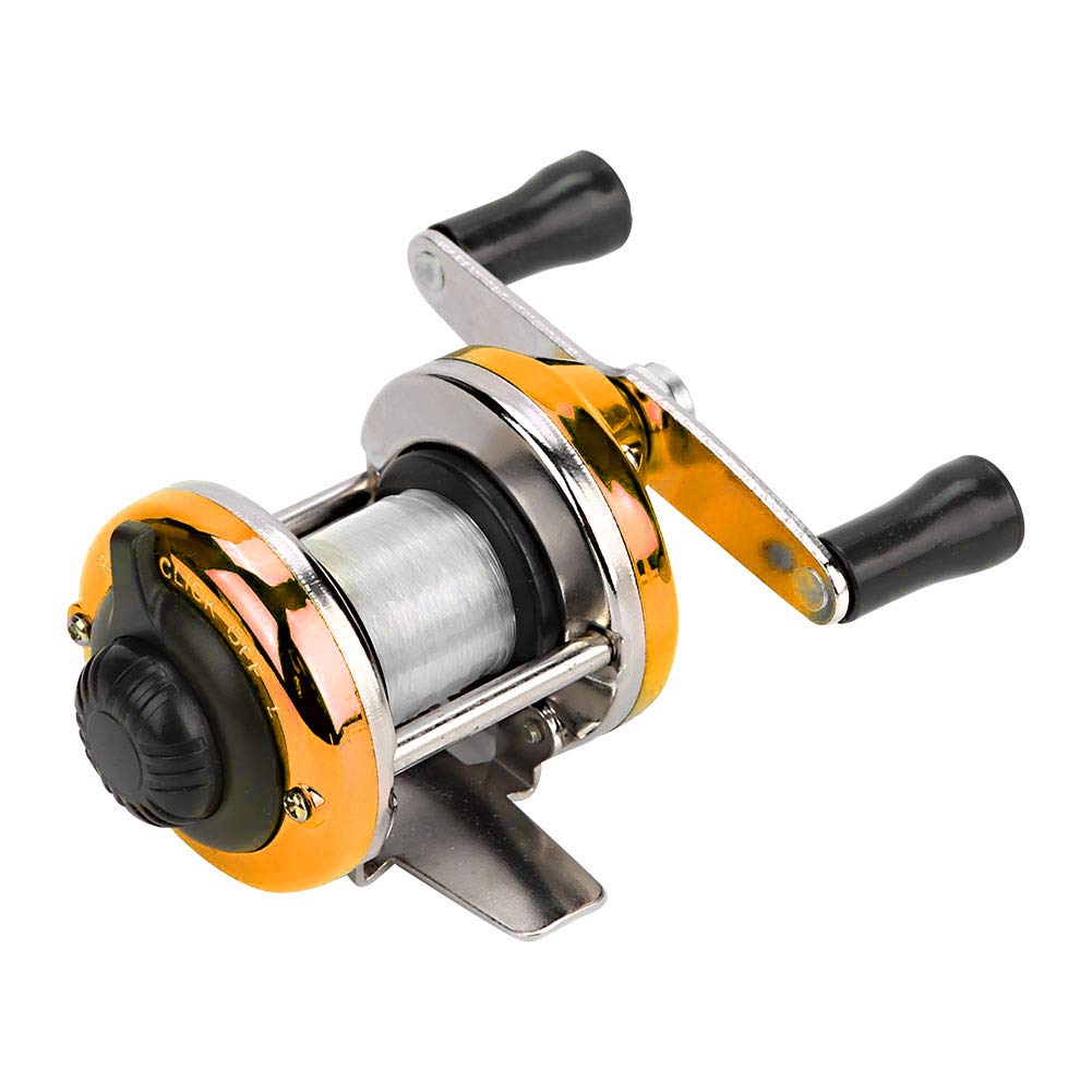 Yencoly reel handle close-up highlighting smooth operation and comfortable grip