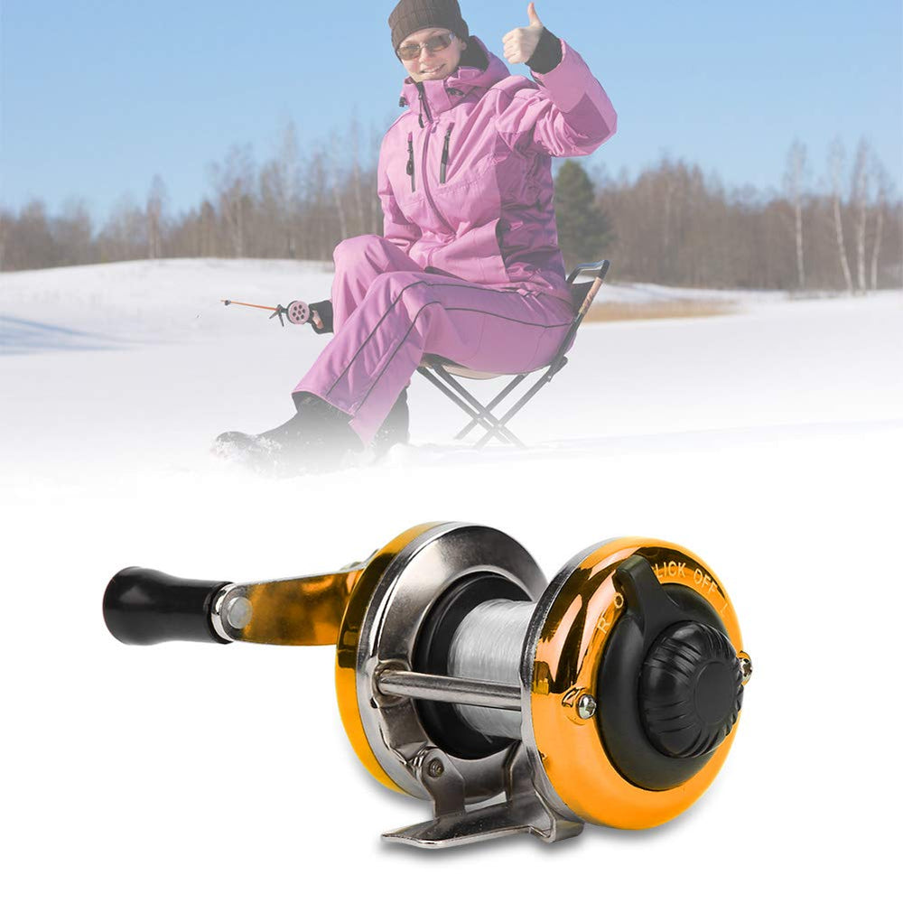 Yencoly inline-design reel image demonstrates quick setup for fishing