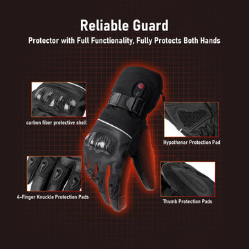 Yepstyle heated gloves touchscreen fingertips allow easy device use without removing gloves