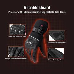 Yepstyle heated gloves touchscreen fingertips allow easy device use without removing gloves