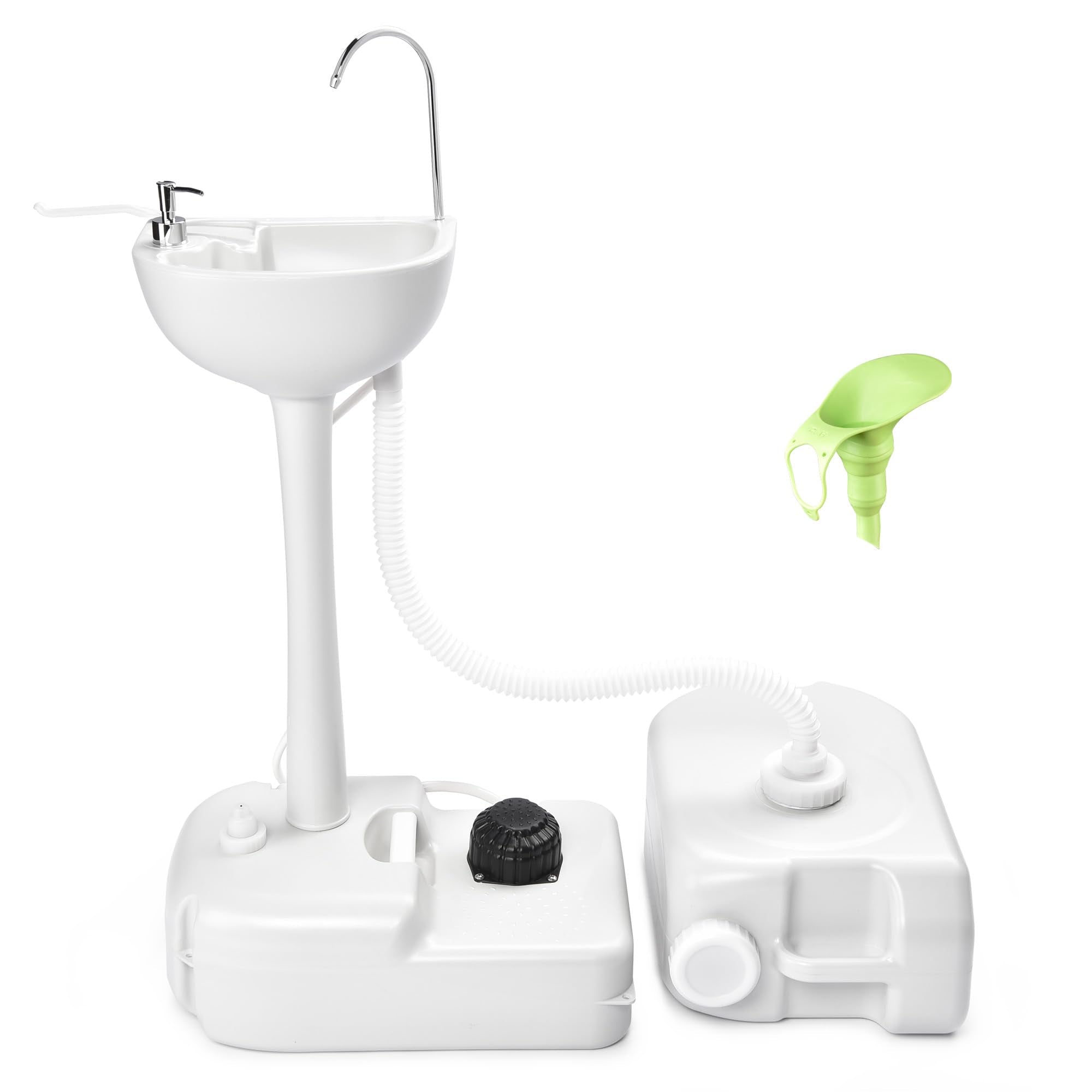 Yescom 17L portable sink base tank ideal for outdoor hand washing.