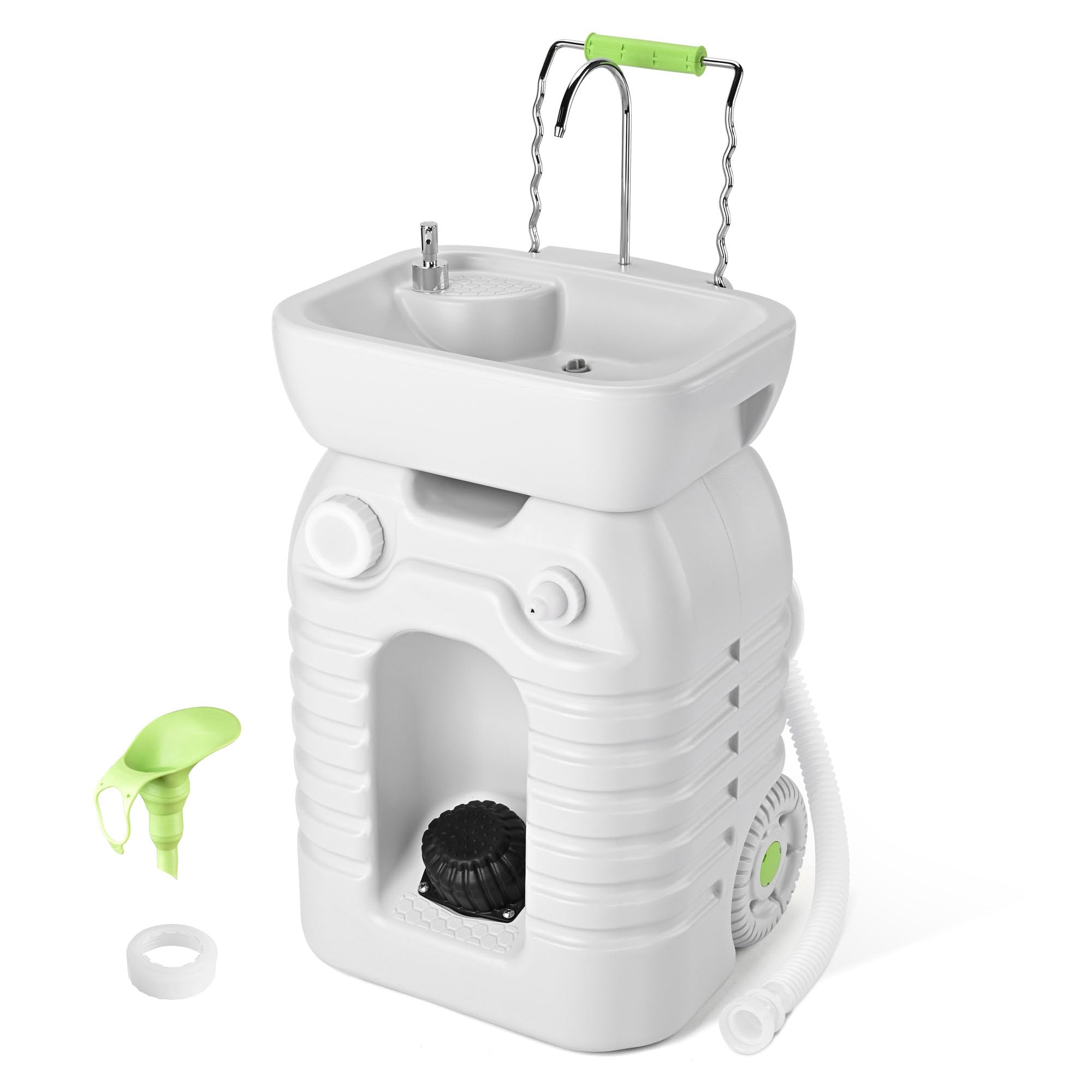 Yescom 45L portable sink tank ideal for camping and outdoor events.