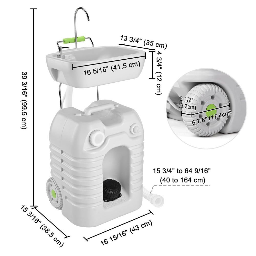 Yescom foot pump enables hands-free water flow during outdoor events