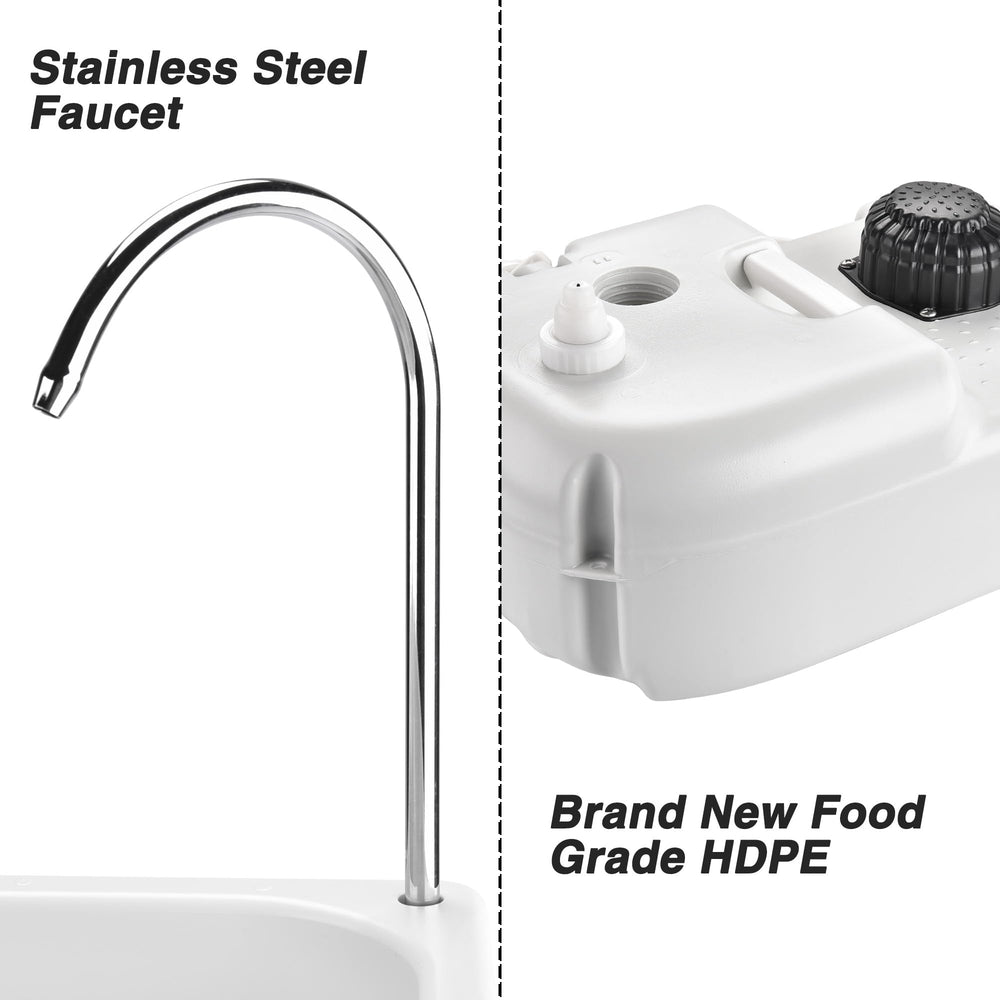 Yescom HDPE material ensures safe, durable water storage outdoors.