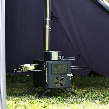 Yesinaly compact stove storage keeps all parts organized for easy travel.