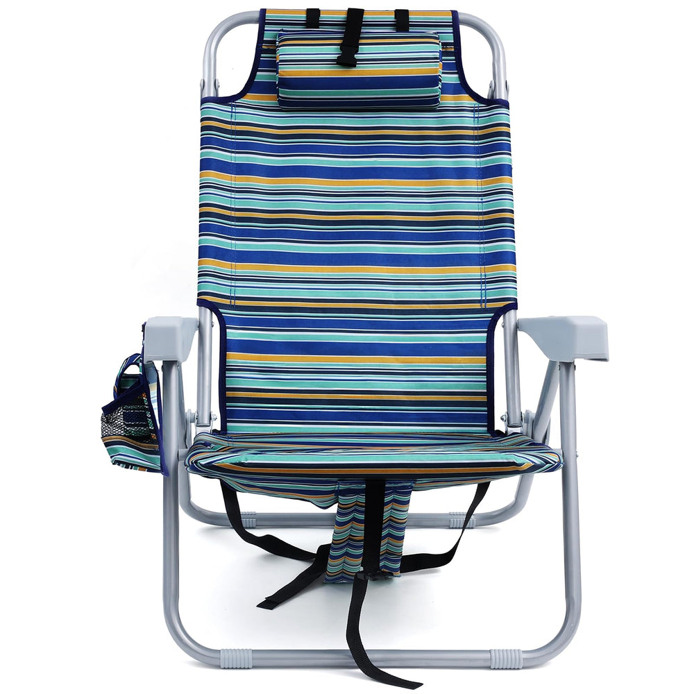 Yestomo towel bar slot keeps towels dry and off the sand.