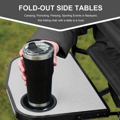 Yestomo side-table attachment provides a convenient surface.