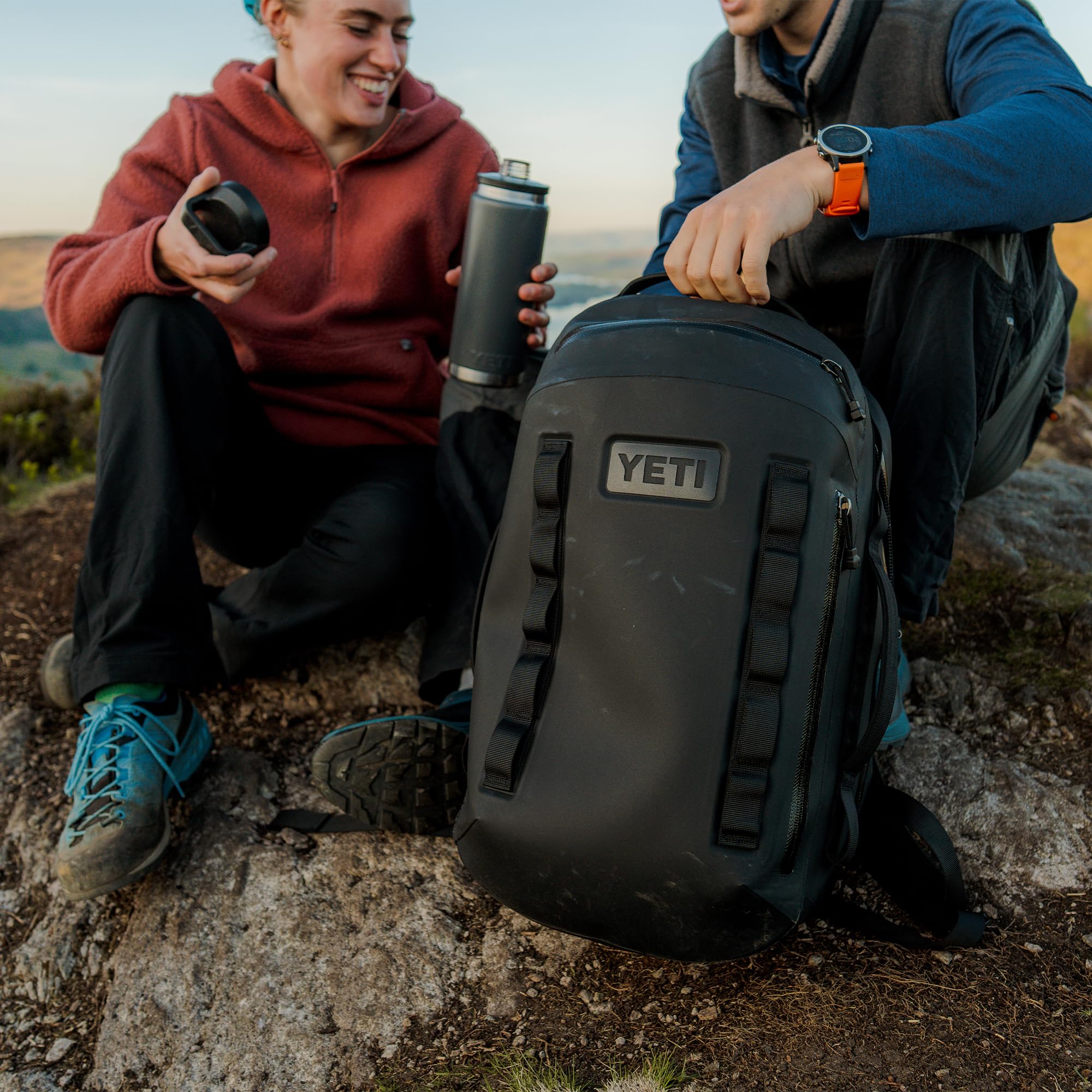 YETI Cayo Backpack 25L adjustable-straps provide balanced, comfortable fit all day.
