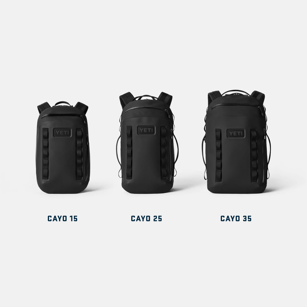 YETI Cayo Backpack 25L hitchpoint-grid enables easy attachment of accessories.