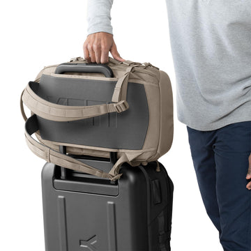 YETI Crossroads Backpack 27L nylon close-up emphasizes 700D TuffSkin durability.