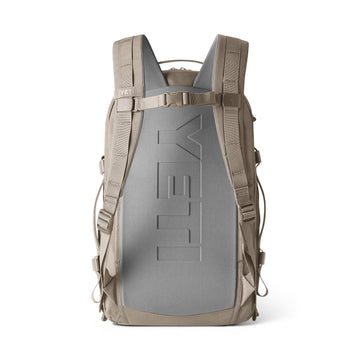 YETI Crossroads Backpack 27L interior view highlights the large main compartment.