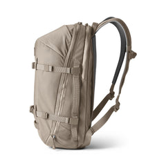 YETI Crossroads Backpack 27L rear view shows compact silhouette for city travel.