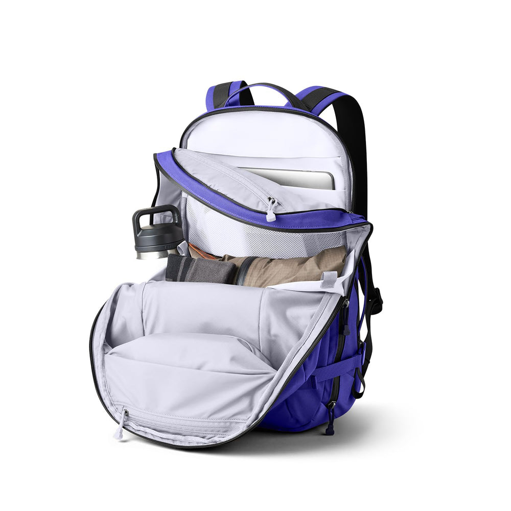 YETI Crossroads 27L dimensions fit airline carry-on and weekend trips.