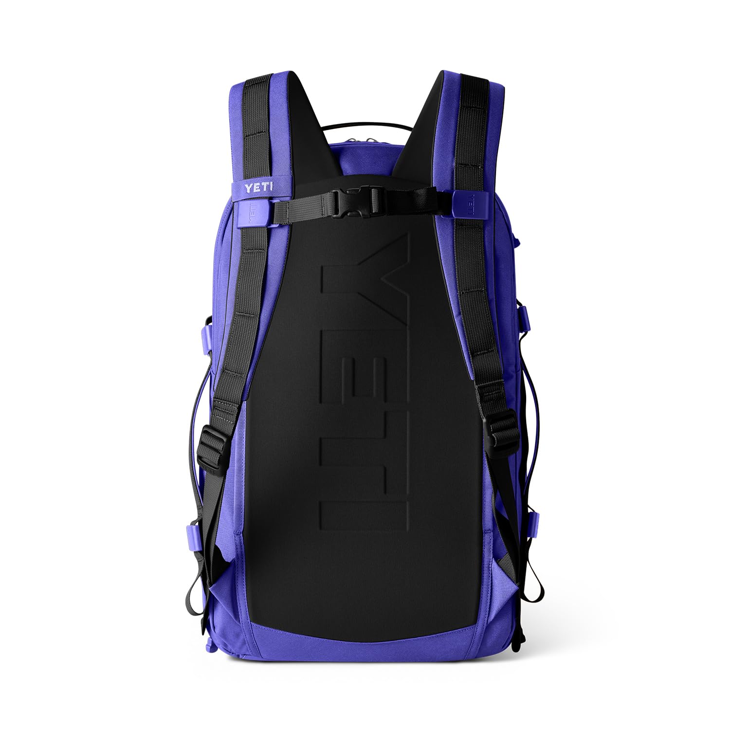 YETI Crossroads 27L Rambler bottle pockets enable easy on-the-go hydration.