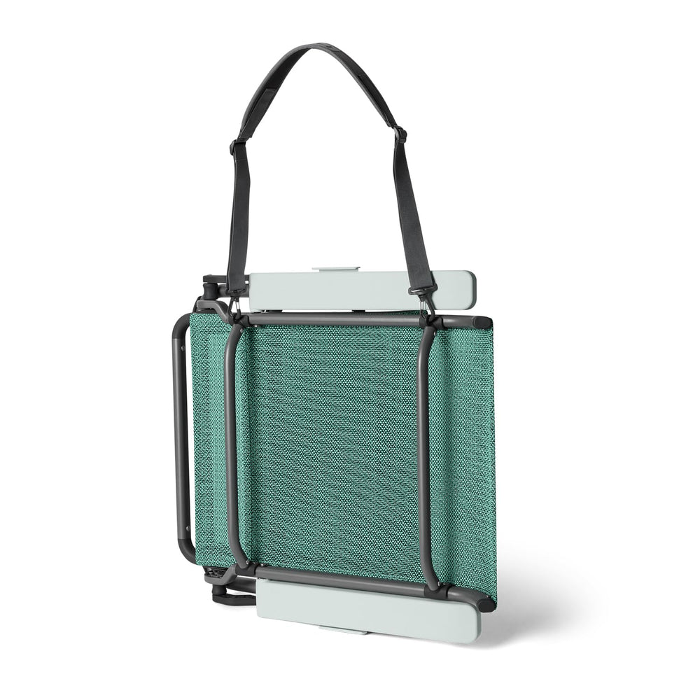 YETI Hondo Seafoam chair features a cup holder for drinks