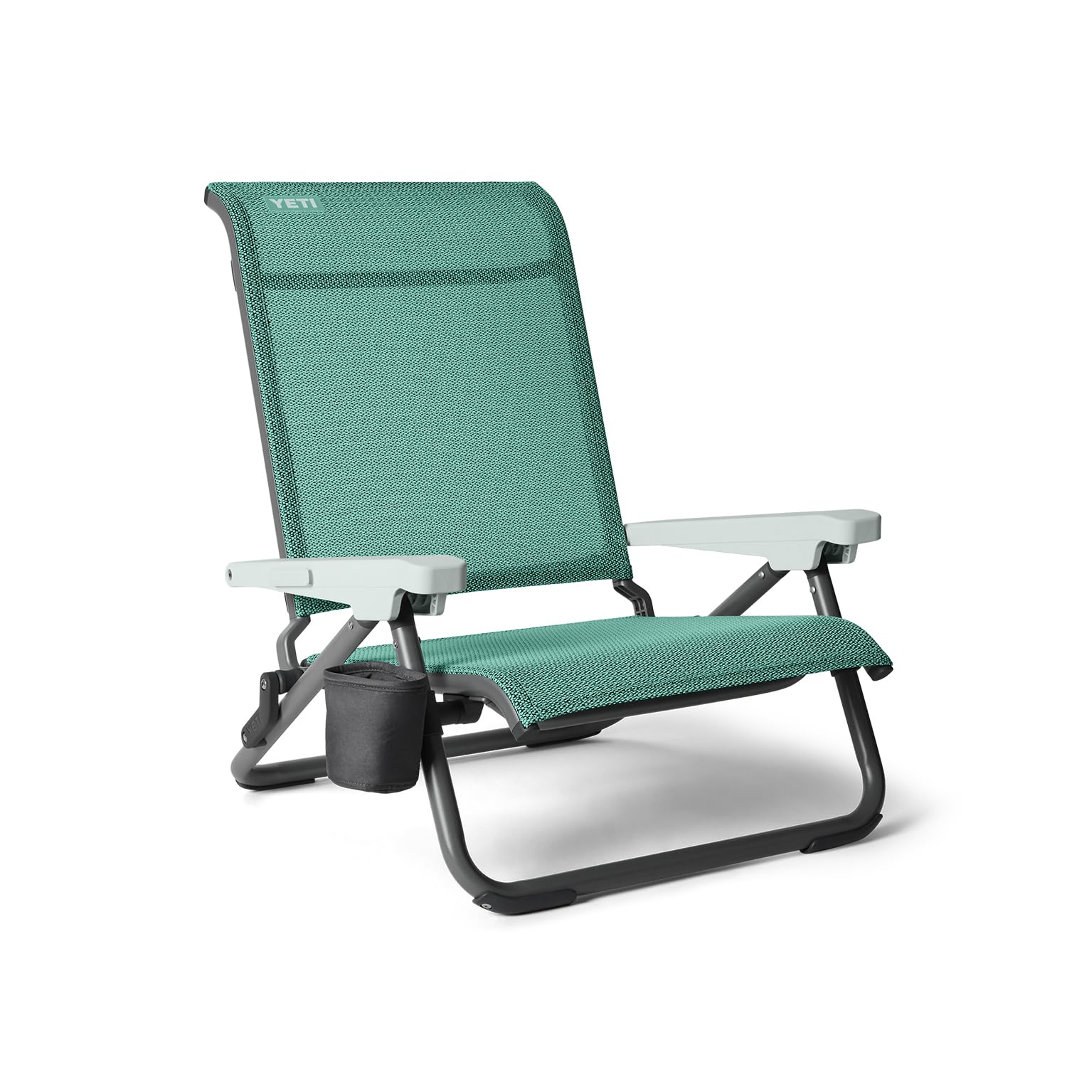 YETI Hondo reclining beach chair Seafoam with waterfall headrest for plush support