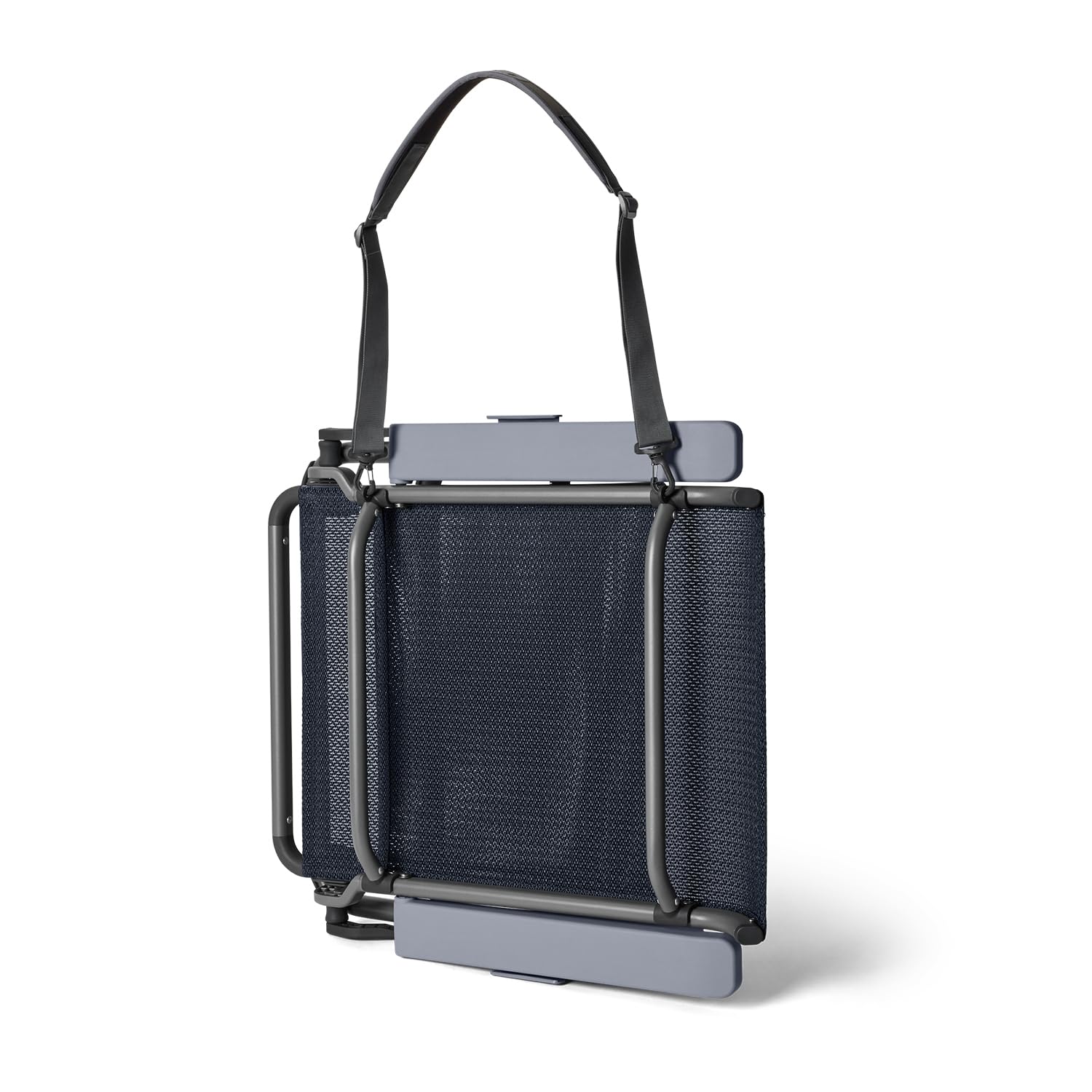 YETI Hondo chair includes shoulder strap and cup holder for convenience.