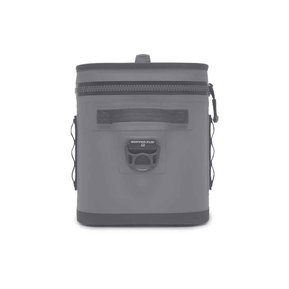 YETI Hopper Flip 12 DryHide shell protects contents from elements.