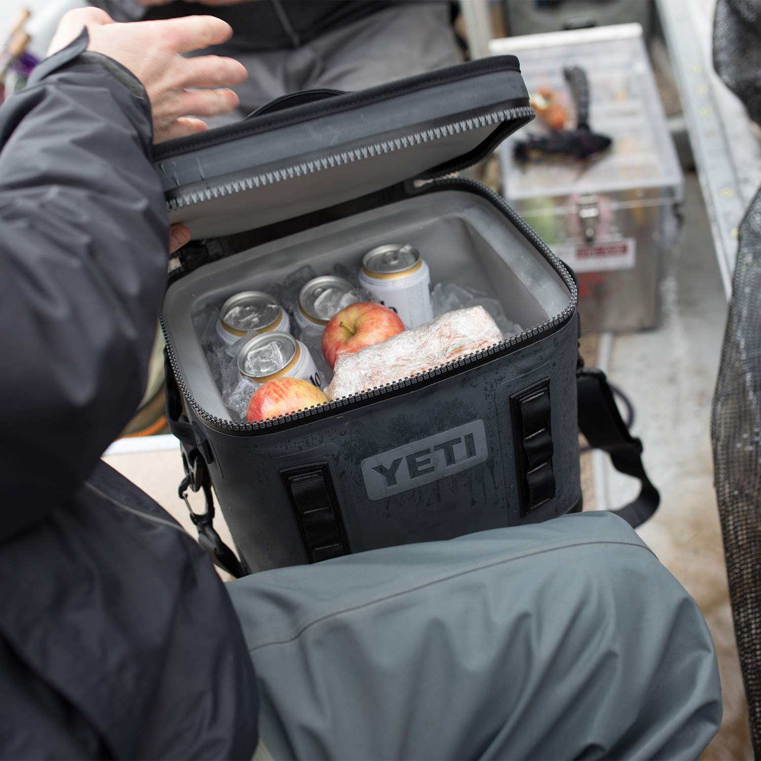 YETI Hopper Flip 12 weighs 3.1 lbs for easy all-day carry.