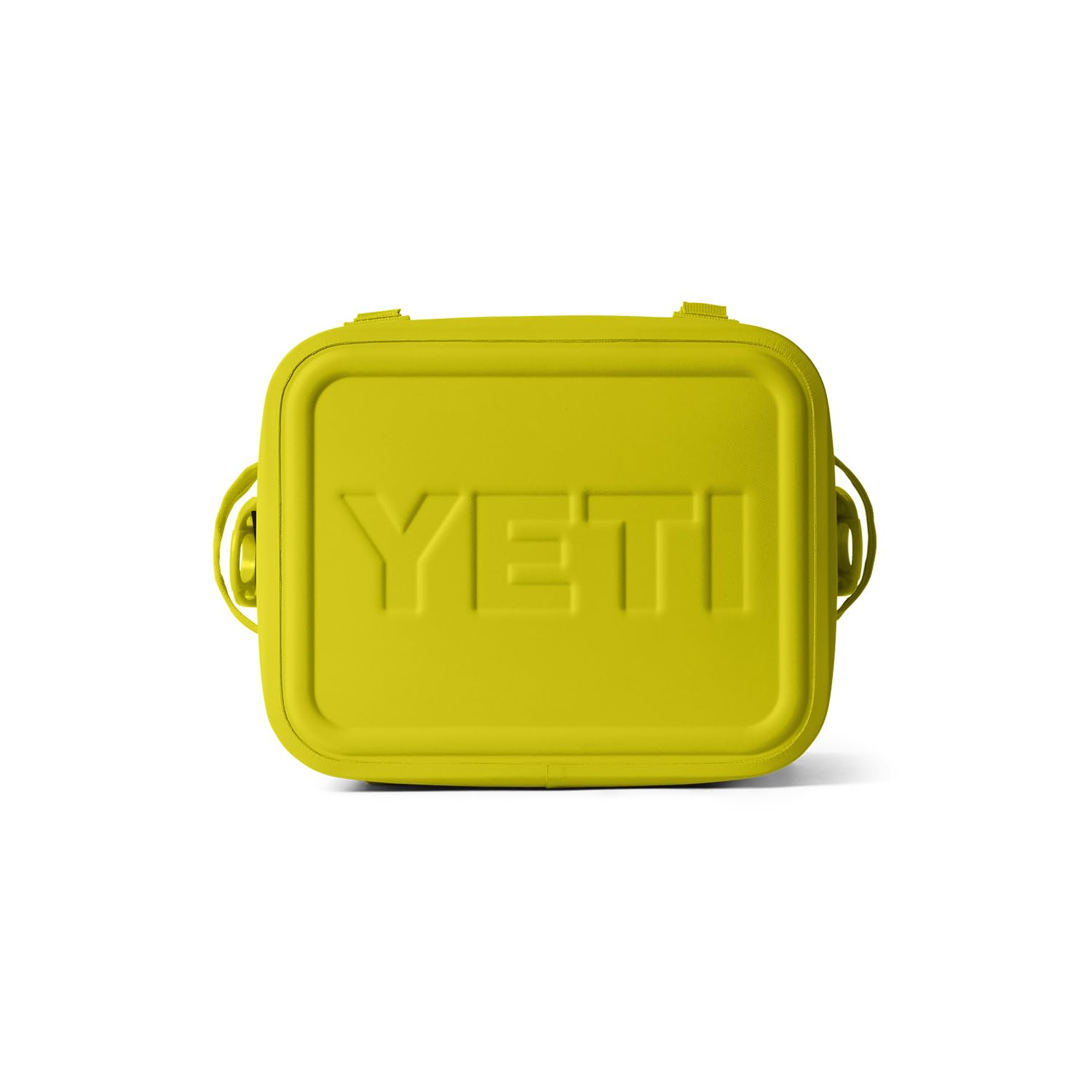YETI Hopper Flip 12 Firefly Yellow in wild setting highlights outdoor versatility.