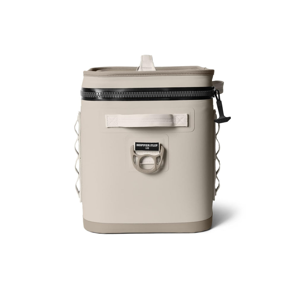 YETI Hopper Flip 18 Cape Taupe DryHide shell closeup protects against punctures and water