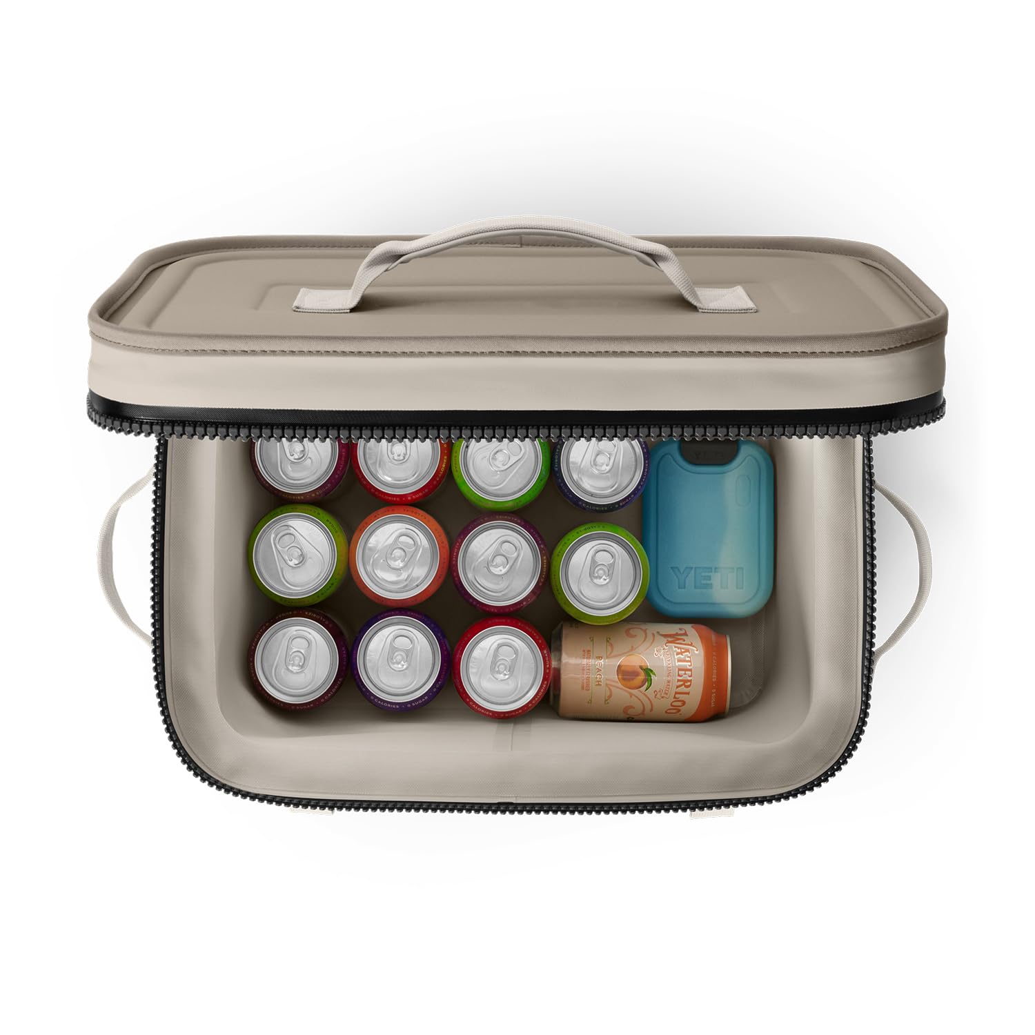 YETI Hopper Flip 18 Cape Taupe weighs 5.1 lbs for light travel