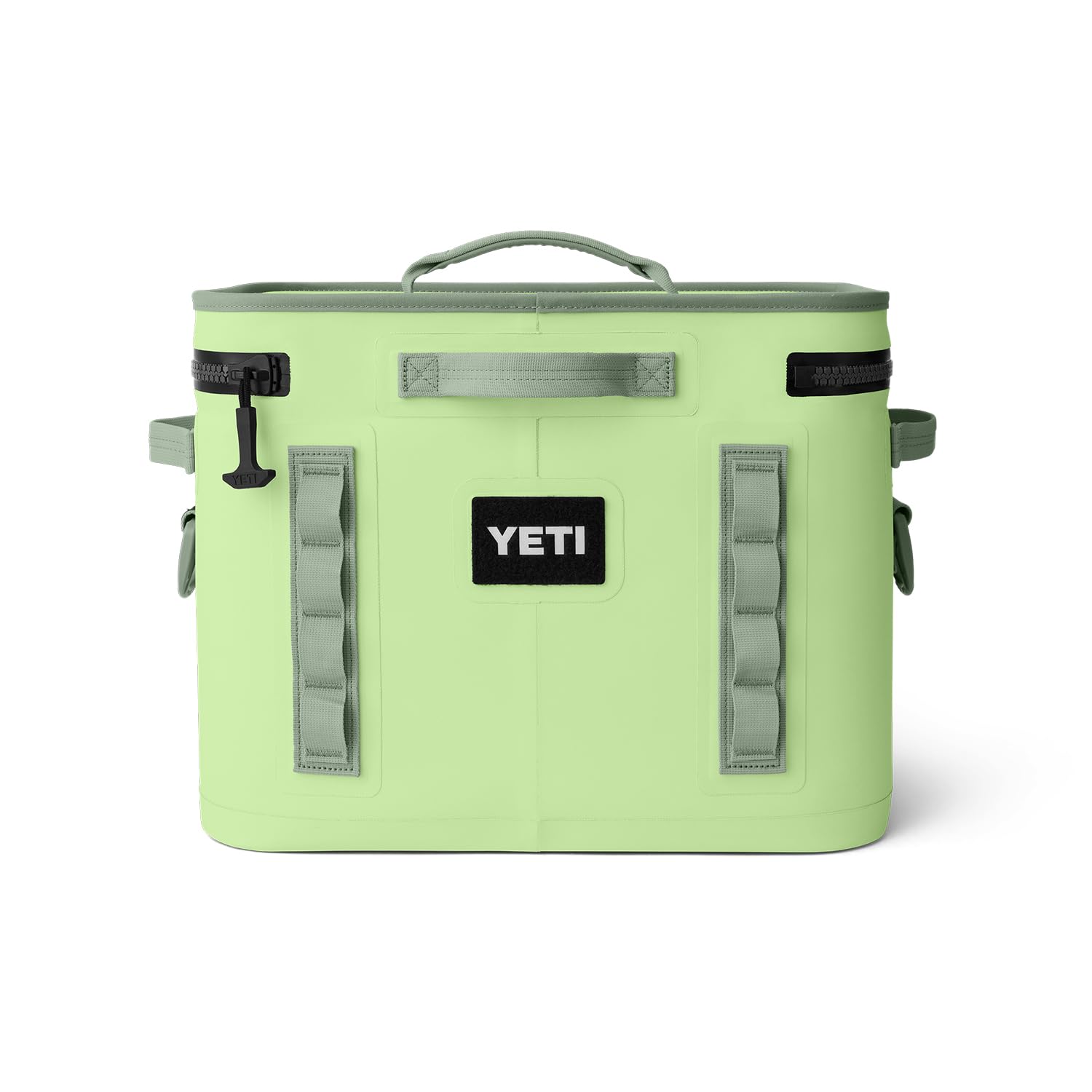 YETI Hopper Flip 18 Key Lime DryHide shell resists punctures and UV rays.