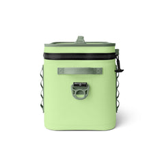 YETI Hopper Flip 18 Key Lime open lid interior shows ample space.
