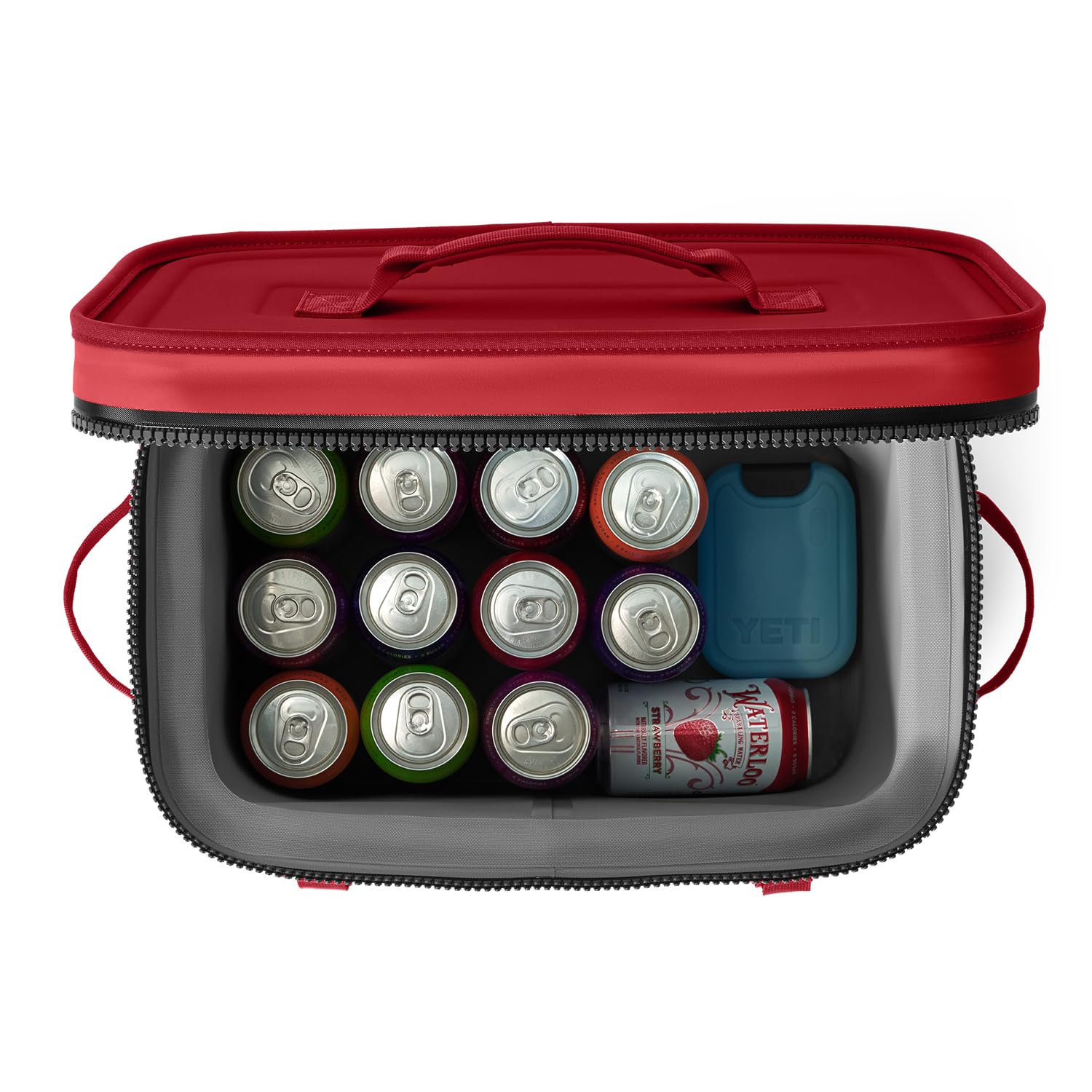 YETI Hopper Flip 18 holds up to 16 cans plus ice for day trips