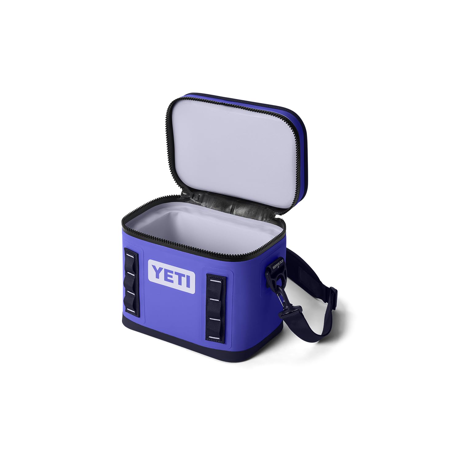 YETI Hopper Flip 8 Ultramarine Violet compact size ideal for day trips.