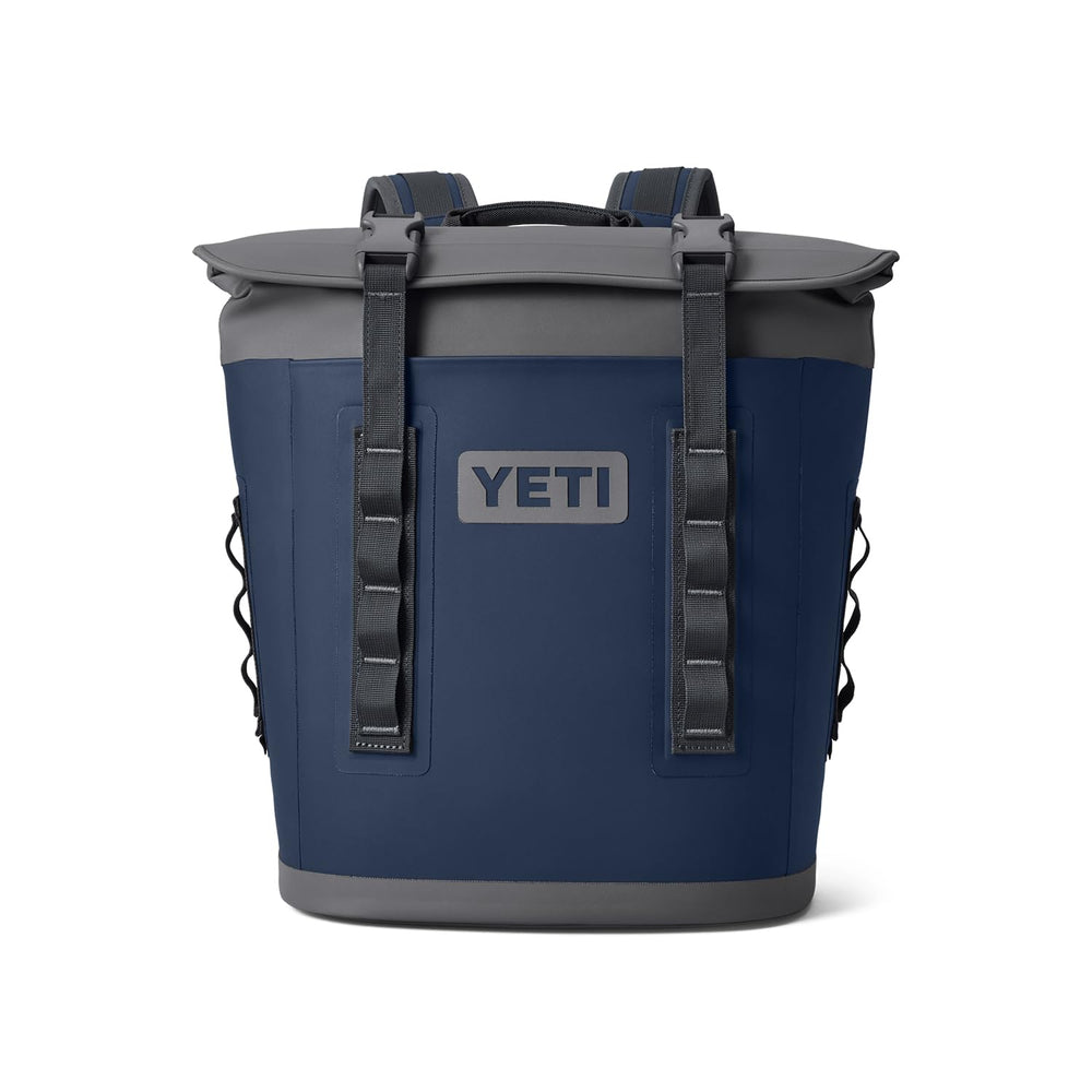 YETI Hopper M12 backpack open compartment for quick access and organization.