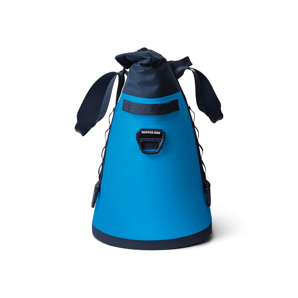 YETI Hopper M15 DryHide shell close-up emphasizes puncture resistance and UV protection