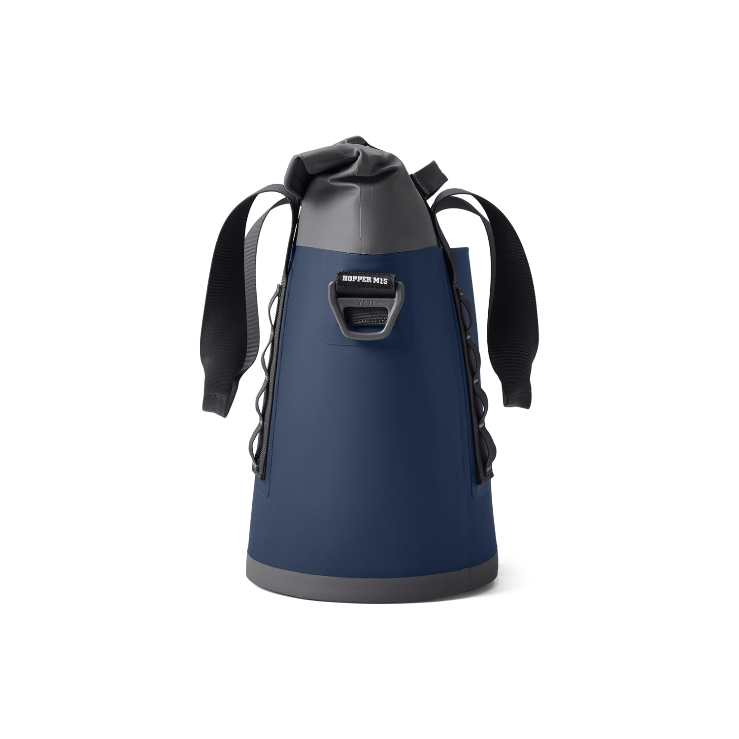 YETI Hopper M15 Navy packed with ice demonstrates high capacity