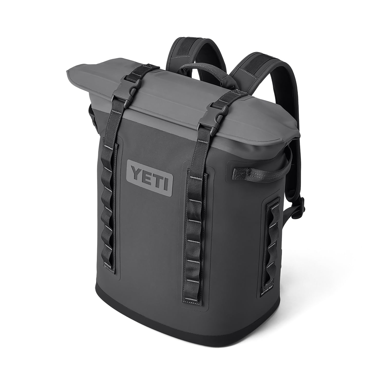 YETI Hopper M20 ColdCell insulation in action keeps drinks cool on longer trips.