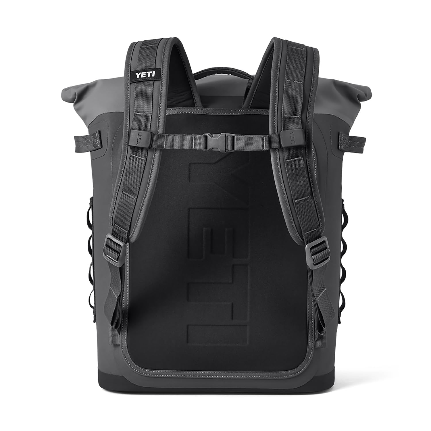 YETI Hopper M20 shoulder straps emphasize comfortable backpack-style carrying.
