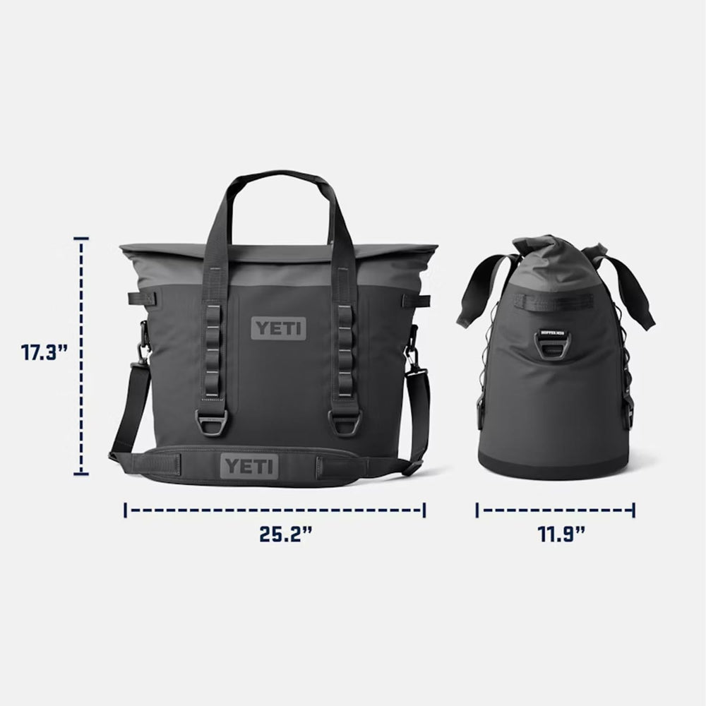 YETI Hopper M30 DryHide shell in Cape Taupe resisting punctures and sun