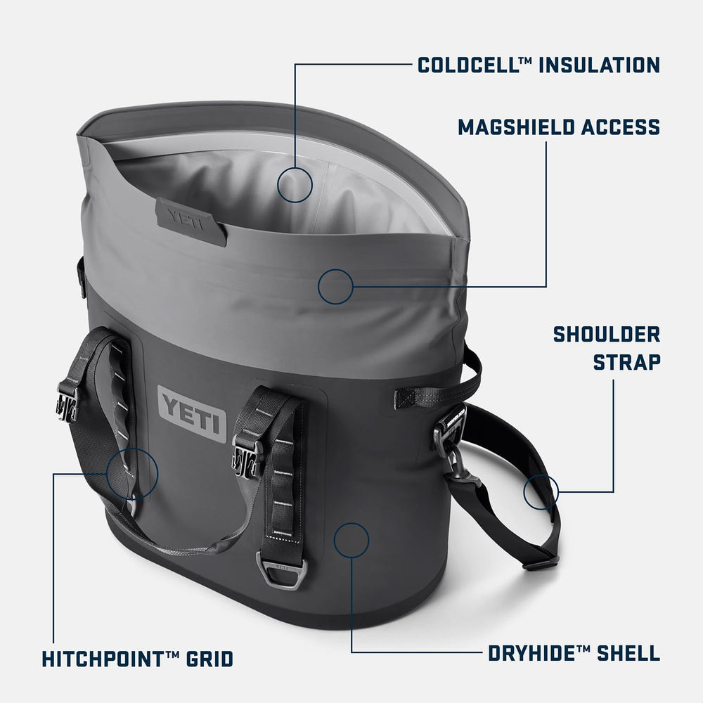 YETI Hopper M30 dryhide shell resists punctures and UV exposure