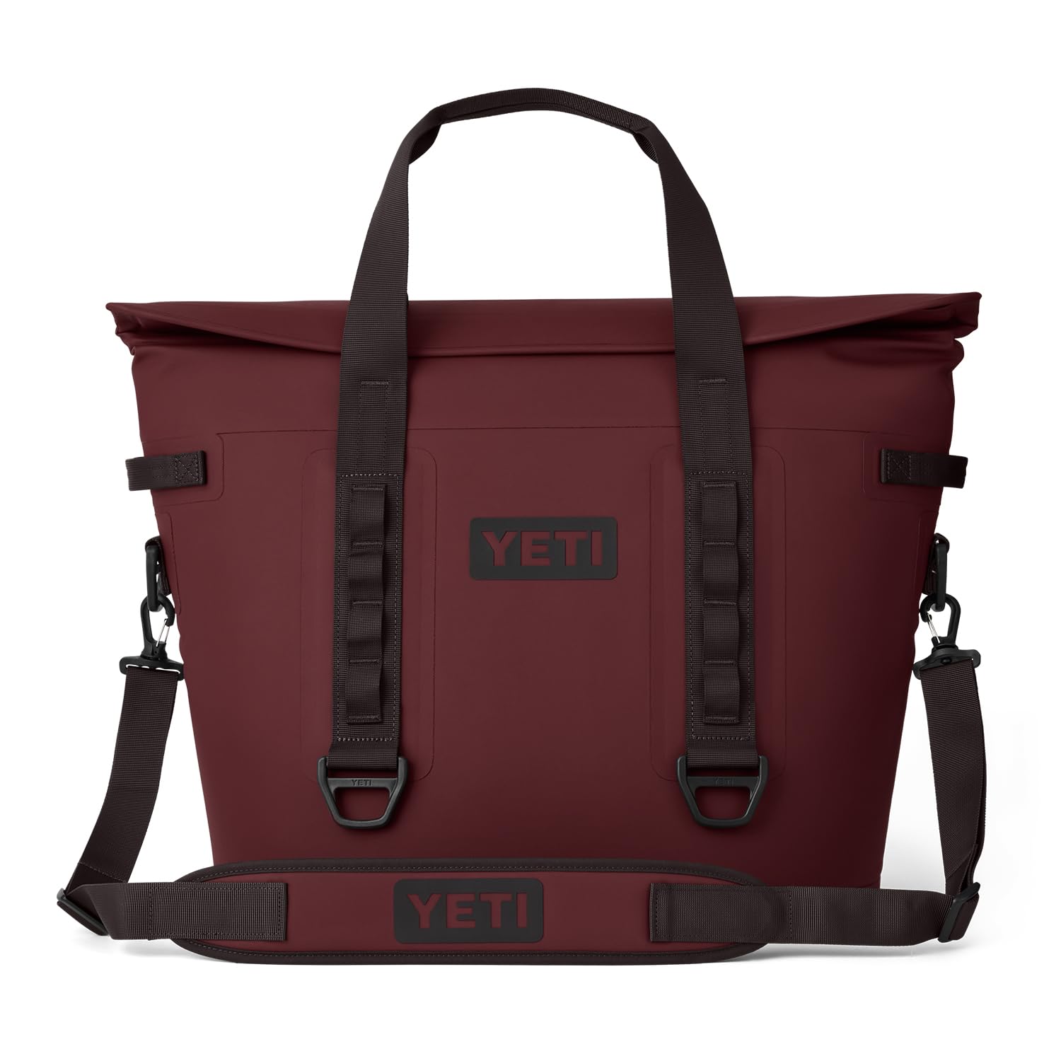 YETI Hopper M30 wide-mouth opening for quick packing and easy loading.