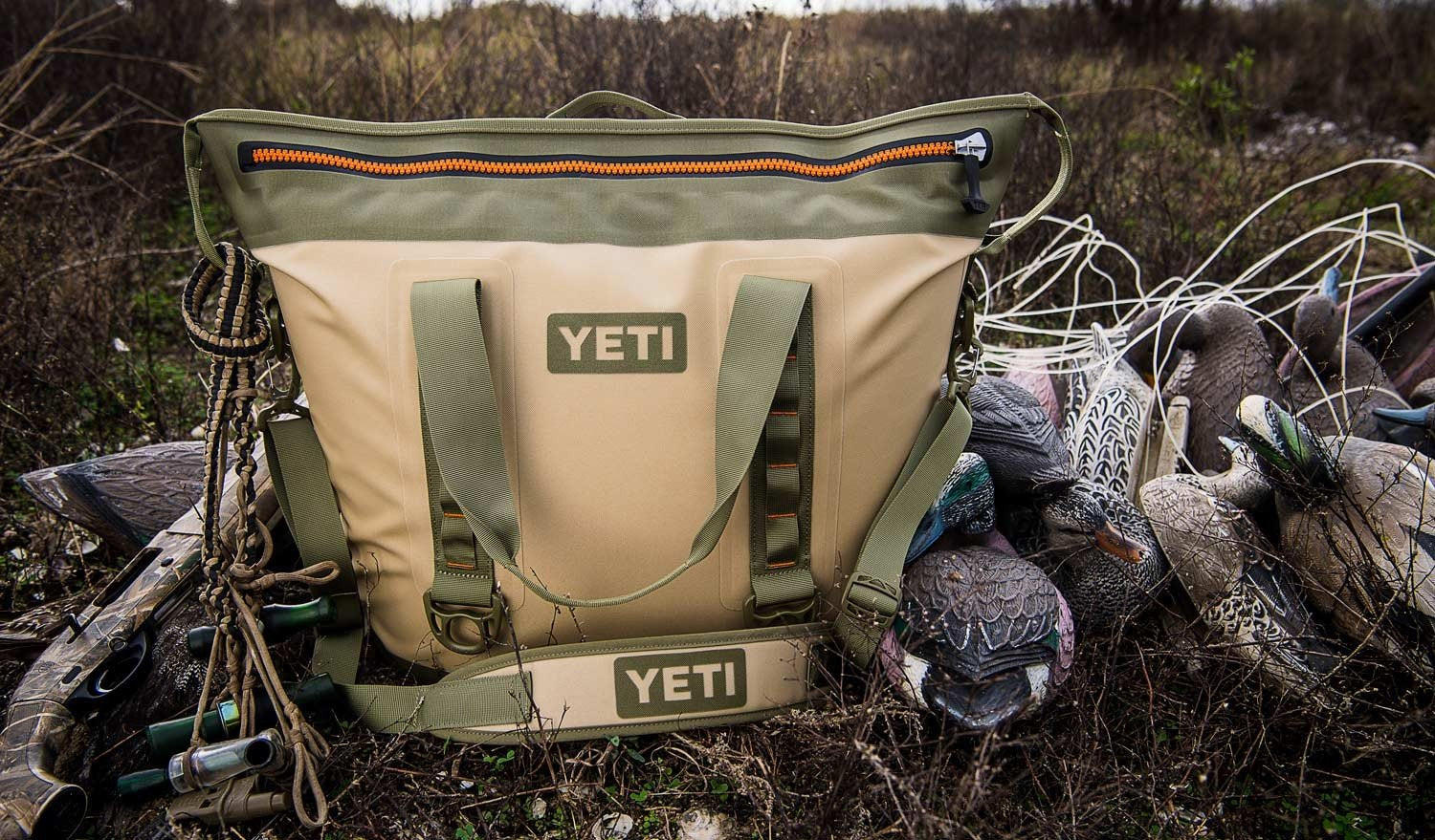 YETI Hopper Two 40 top open demonstrates easy access for loading large haul