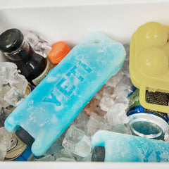 YETI Ice with custom shape improves freezing time for quicker readiness